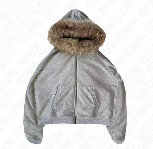 MST Bond Fur Zipper Hoodie