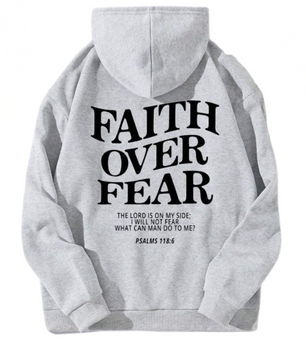 MST God Did 2025 Faith over Fair Sweat hoodie Grey - Mystyletoday