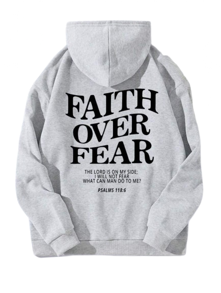 MST God Did 2025 Faith over Fair Sweat hoodie Grey - Mystyletoday