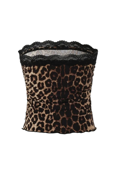 MST Phase 2000s Leopard Print Top