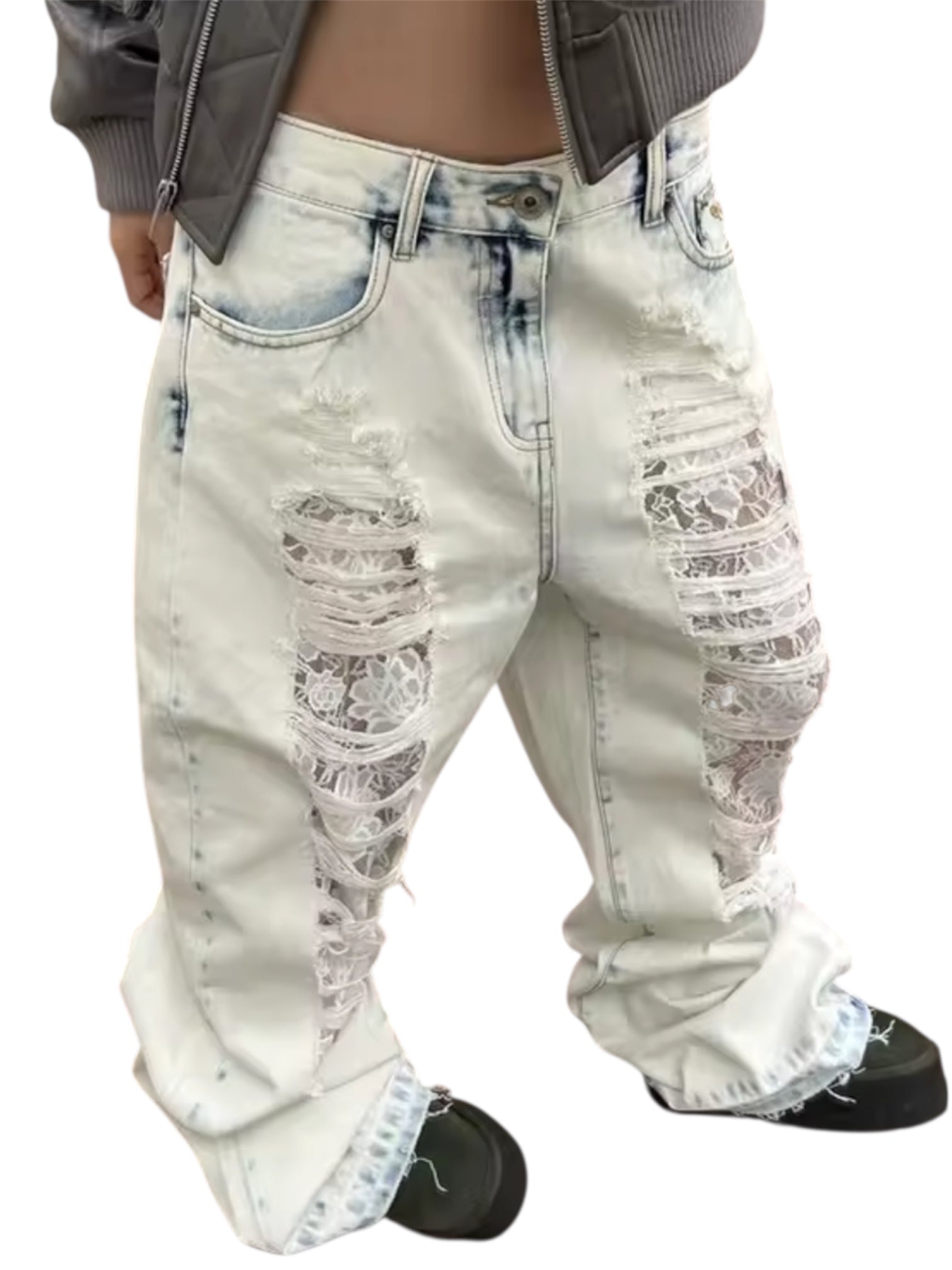 MST Street Era 3.2 Ripped Baggy Jeans