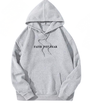 MST God Did 2025 Faith over Fair Sweat hoodie Grey - Mystyletoday