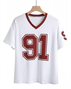 MST Alley 90’s 2.3 Oversized T-shirt White Red