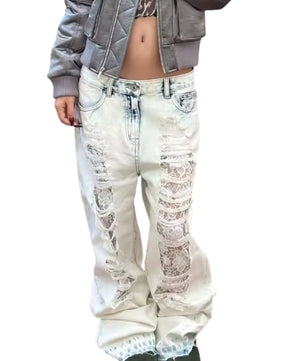 MST Street Era 3.2 Ripped Baggy Jeans