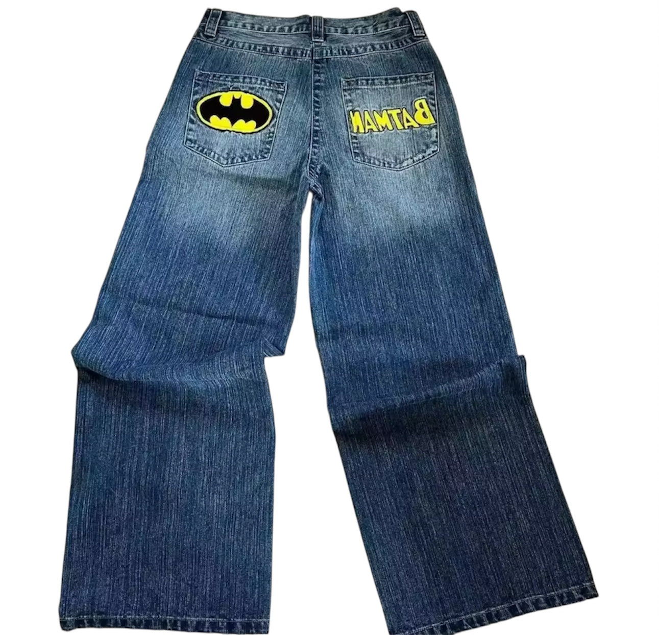 MST Phase 2000s Vintage Batman Baggy Jeans