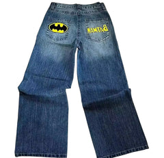 MST Phase 2000s Vintage Batman Baggy Jeans