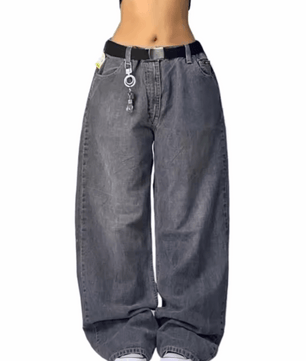 MST Street Era Super Baggy Jeans Grey - Mystyletoday