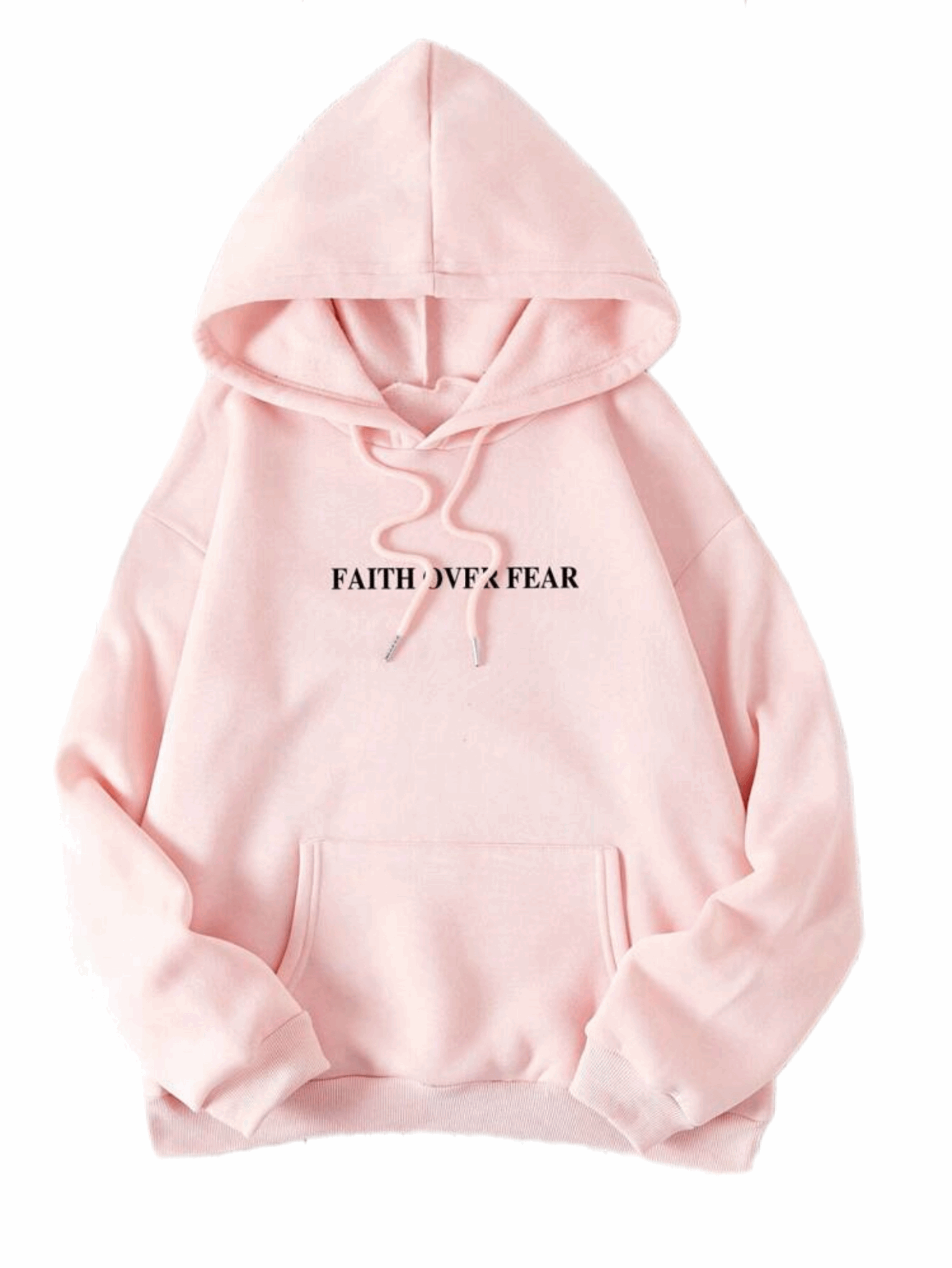 MST God Did 2025 Faith over Fair Sweat hoodie Pink - Mystyletoday