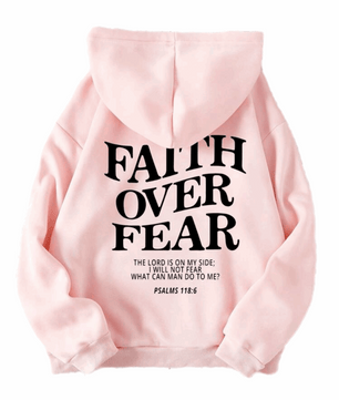 MST God Did 2025 Faith over Fair Sweat hoodie Pink - Mystyletoday