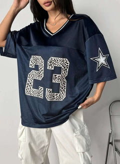 MST Alley 90’s 2.3 Oversized T-shirt Blue