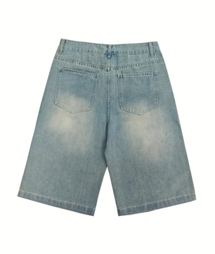 MST Luxury SuperBaggy Jorts Old Blue - Mystyletoday