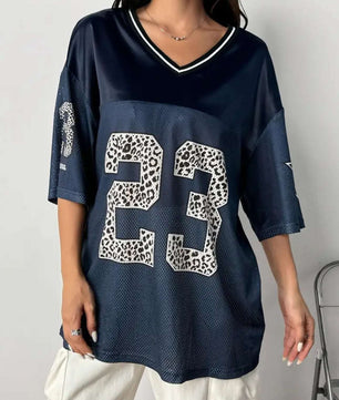 MST Alley 90’s 2.3 Oversized T-shirt Blue - Mystyletoday