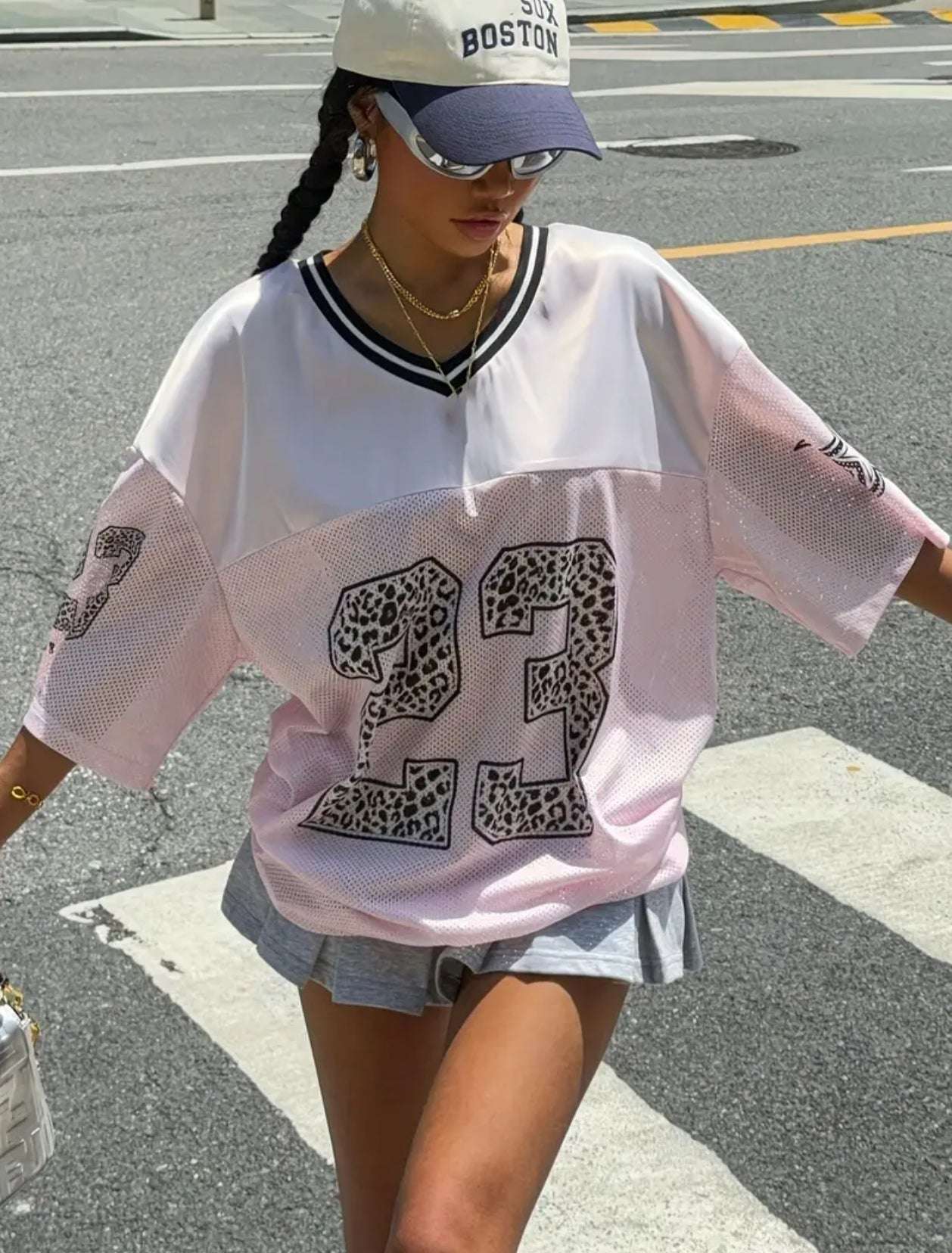 MST Alley 90’s 2.3 Oversized T-shirt pink - Mystyletoday