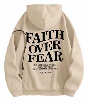 MST God Did 2025 Faith over Fair Sweat hoodie Beige - Mystyletoday
