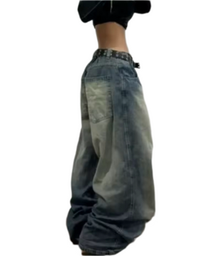 MST Phase 2000s Super Baggy Jeans vintage Blue