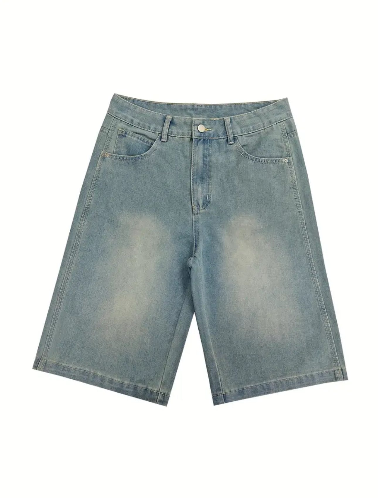 MST Luxury SuperBaggy Jorts Old Blue - Mystyletoday