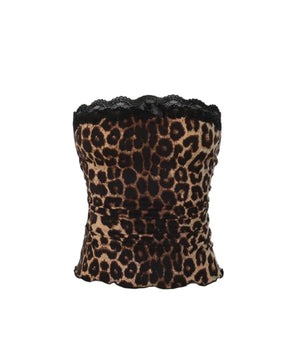 MST Phase 2000s Leopard Print Top