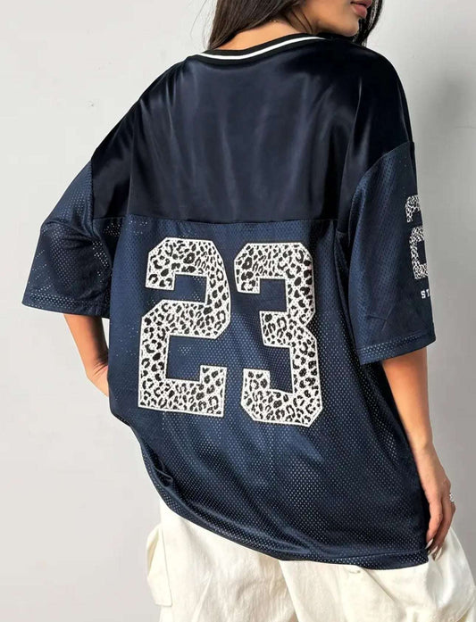 MST Alley 90’s 2.3 Oversized T-shirt Blue - Mystyletoday