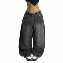 MST Phase 2000s Super Baggy Jeans Dark Grey
