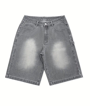 MST Luxury SuperBaggy Jorts Grey - Mystyletoday