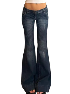 MST Phase 2000s Low Rise Jeans ripped blue
