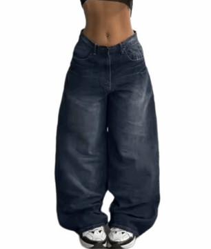 MST Street Era Super Baggy Jeans Blue - Mystyletoday
