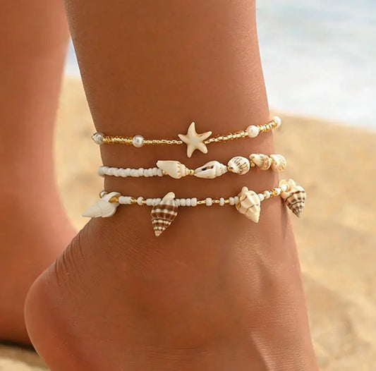 MST Alley 90’s Breaded Foot Bracelet - Mystyletoday