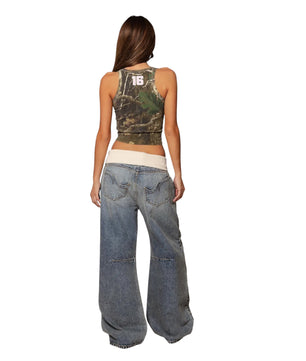 MST Phase 2000s Low Rise Baggy Jeans