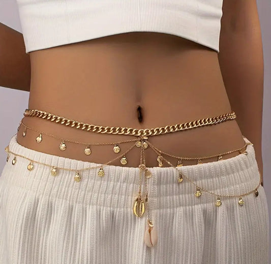 MST Alley 90’s Golden Waist Necklace - Mystyletoday