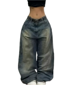 MST Phase 2000s Super Baggy Jeans vintage Blue