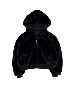 MST Leopard-Reversible Hoodie