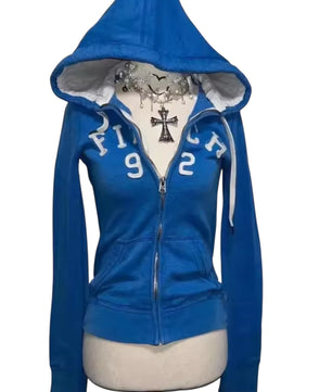 MST Bond Fur Oversized 2.1 Waist Zipper Hoodie