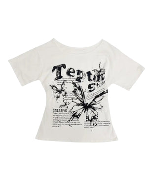 MST Phase 2000s Oversized Off-Shoulder T-Shirt 2.1