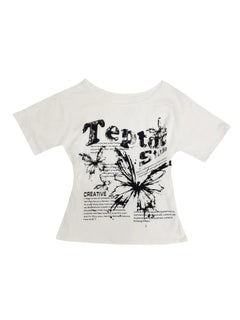 MST Phase 2000s Oversized Off-Shoulder T-Shirt 2.1