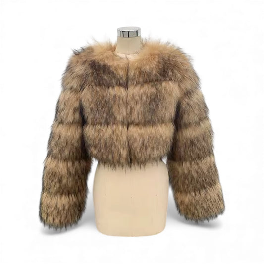 MST Bond Fur Cropped Coat