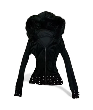 MST Bond Fur Zipper Hoodie