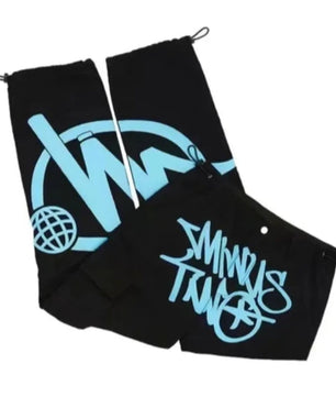 Minus two cargo pants blue black - Mystyletoday