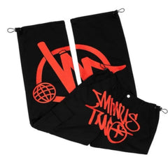 Minus two cargo pants red black