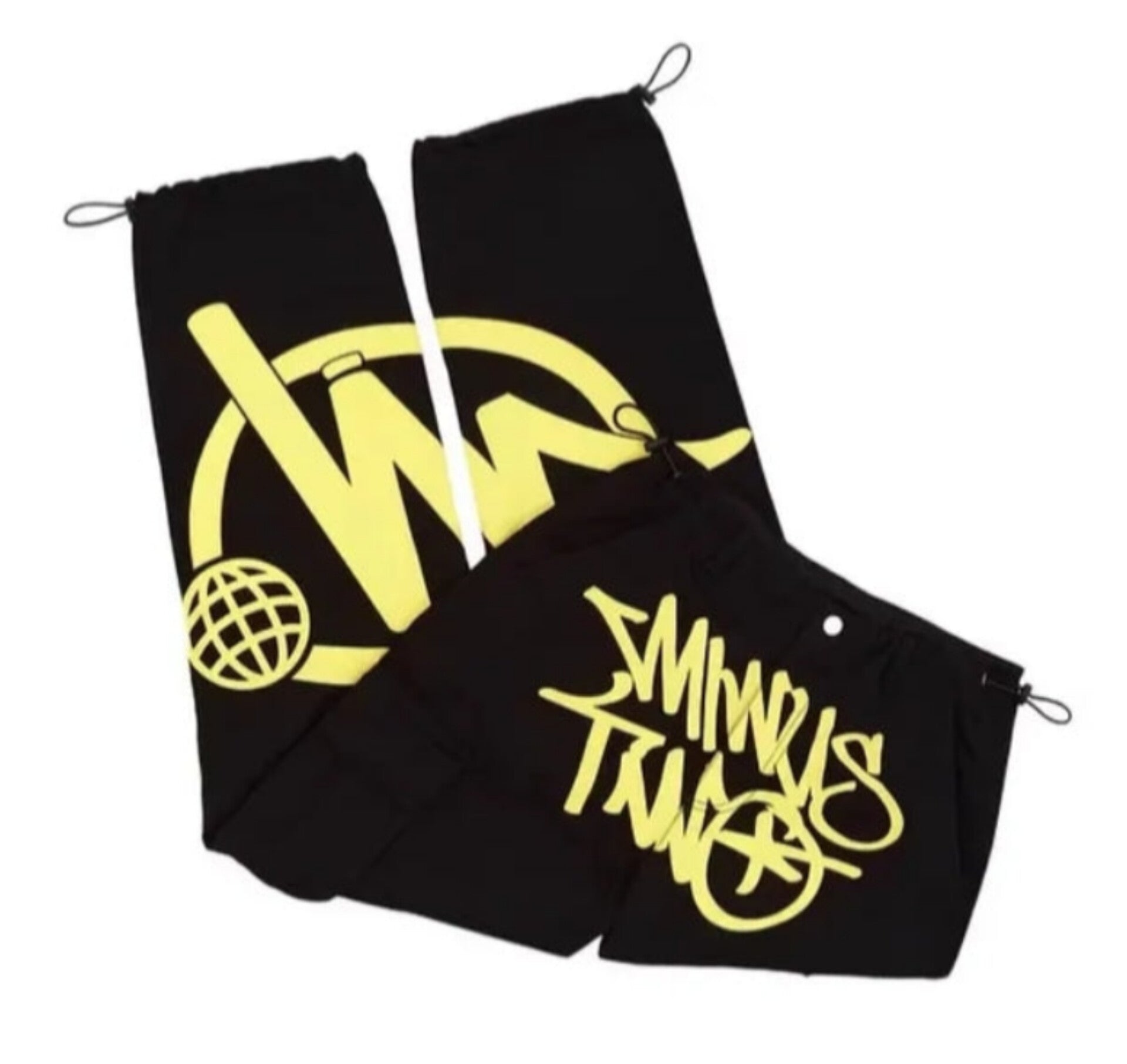 Minus two cargo pants yellow black - Mystyletoday