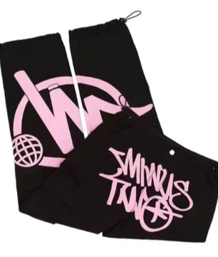 Minus two cargo pants Pink black - Mystyletoday