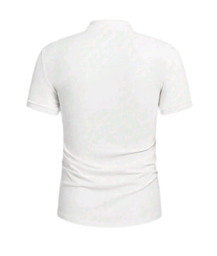 MST Zaphira polo shirt white - Mystyletoday