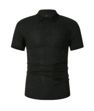 MST Zaphira polo shirt Black - Mystyletoday