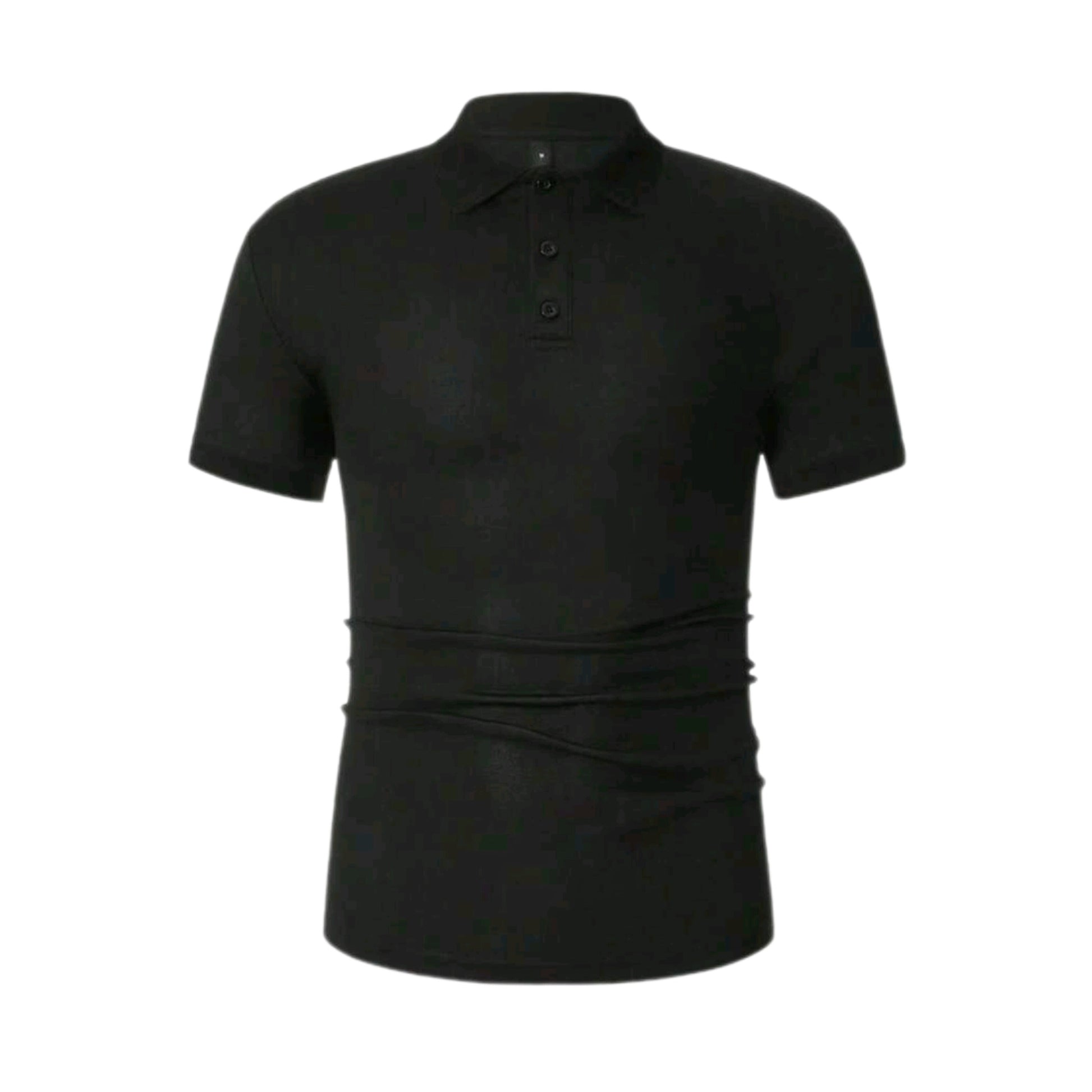 MST Zaphira polo shirt Black - Mystyletoday