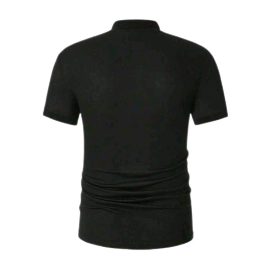 MST Zaphira polo shirt Black - Mystyletoday