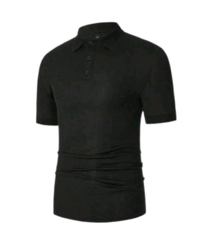 MST Zaphira polo shirt Black - Mystyletoday