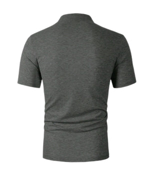 MST Zaphira polo shirt Dark Grey - Mystyletoday