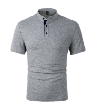 MST Zaphira polo shirt light Grey - Mystyletoday