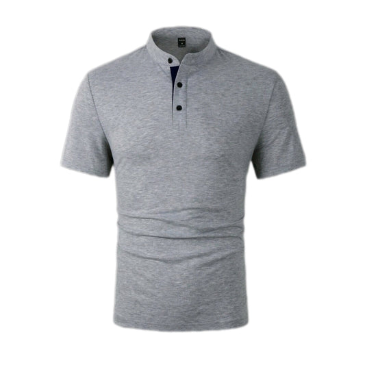 MST Zaphira polo shirt light Grey - Mystyletoday