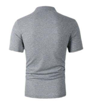 MST Zaphira polo shirt light Grey - Mystyletoday