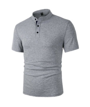 MST Zaphira polo shirt light Grey - Mystyletoday